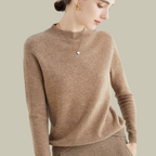 Daphne™ | Jersey de lana con cuello semialto