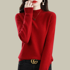 Daphne™ | Jersey de lana con cuello semialto