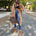 Lila™ | Parka larga oversize con capucha y detalle de letras