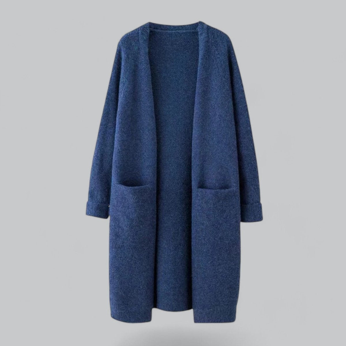 Abigail™ | Cárdigan largo de cachemir oversize abierto