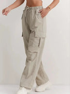 Brooke™ | Pantalón cargo con cintura elástica y bolsillos