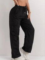 Brooke™ | Pantalón cargo con cintura elástica y bolsillos