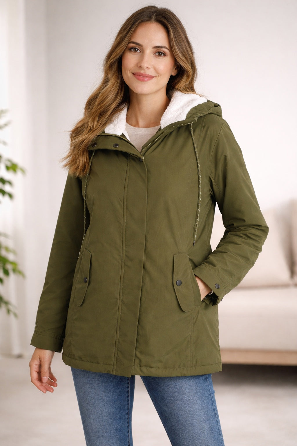 Kayla™ | Parka impermeable con capucha forrada