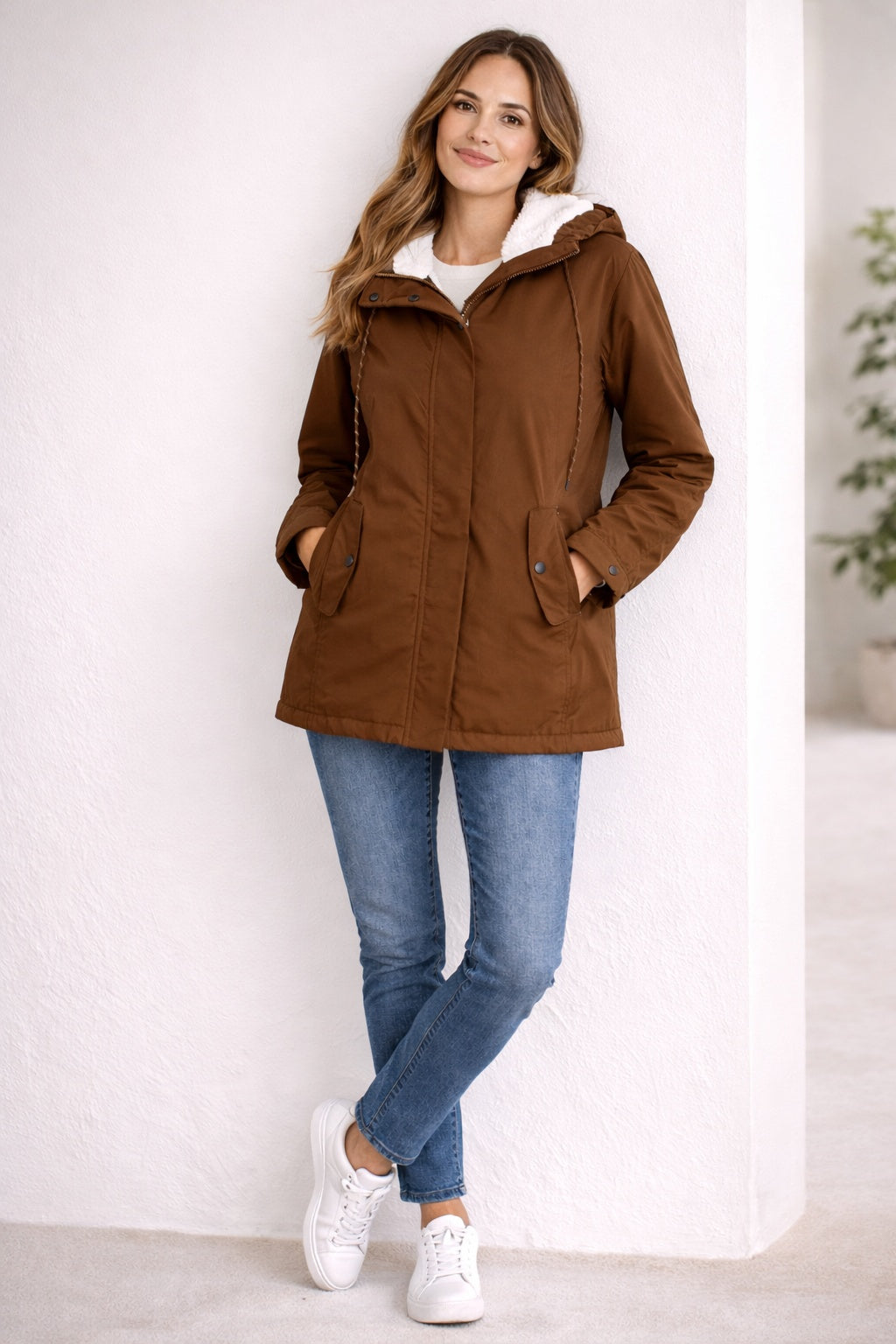 Kayla™ | Parka impermeable con capucha forrada