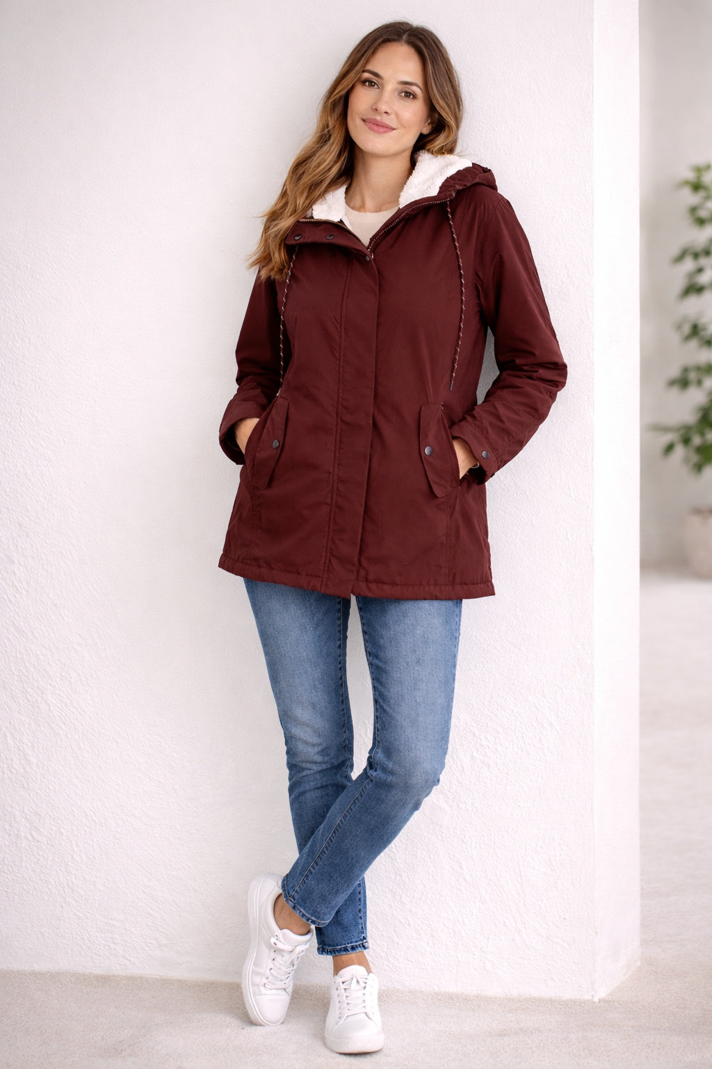 Kayla™ | Parka impermeable con capucha forrada
