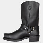 Aiden™ | Botas camperas altas de piel con hebilla