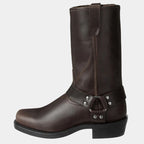 Aiden™ | Botas camperas altas de piel con hebilla