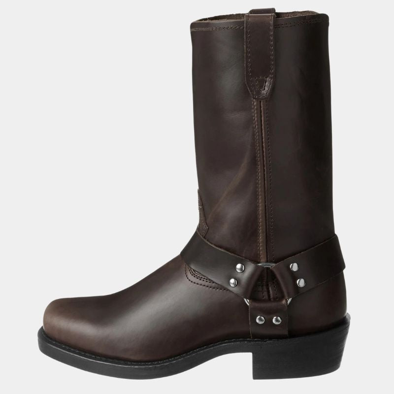 Aiden™ | Botas camperas altas de piel con hebilla