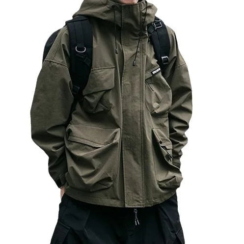 Brandon™ | Chubasquero impermeable de hombre con capucha y bolsillos