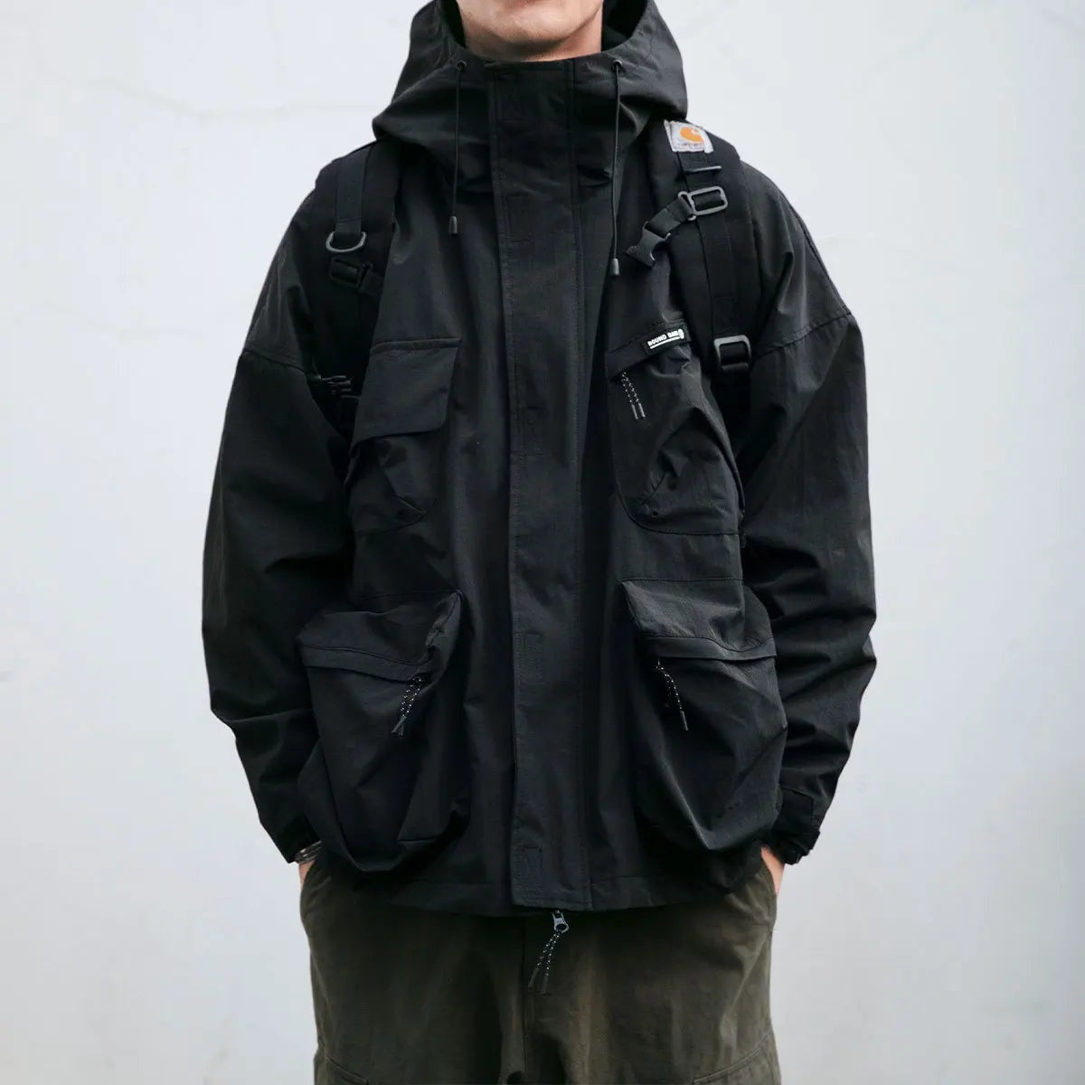Brandon™ | Chubasquero impermeable de hombre con capucha y bolsillos