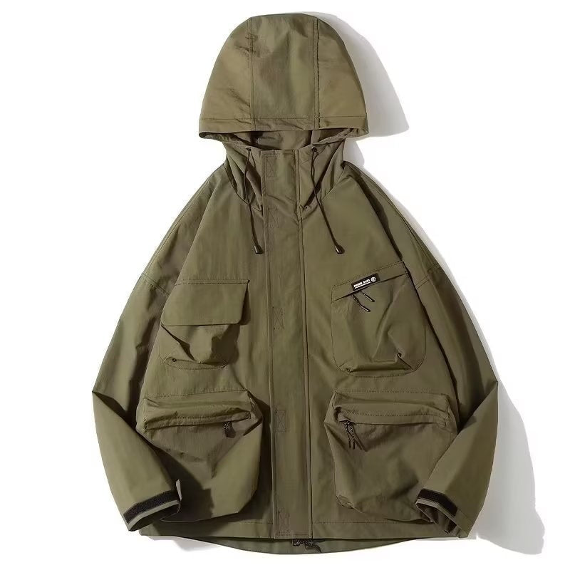 Brandon™ | Chubasquero impermeable de hombre con capucha y bolsillos