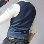 Damian™ | Chaleco vaquero con botones y escote en V