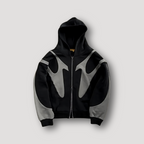 Sebastian™ | Sudadera con cremallera, capucha y estampado gráfico