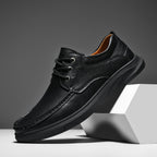 Caleb™ | Zapatos casual de piel con suela gruesa
