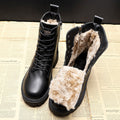Rebecca™ | Botas planas de invierno con forro de borreguito