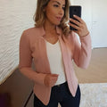 Cassidy™ | Blazer de manga larga con solapas y abertura frontal