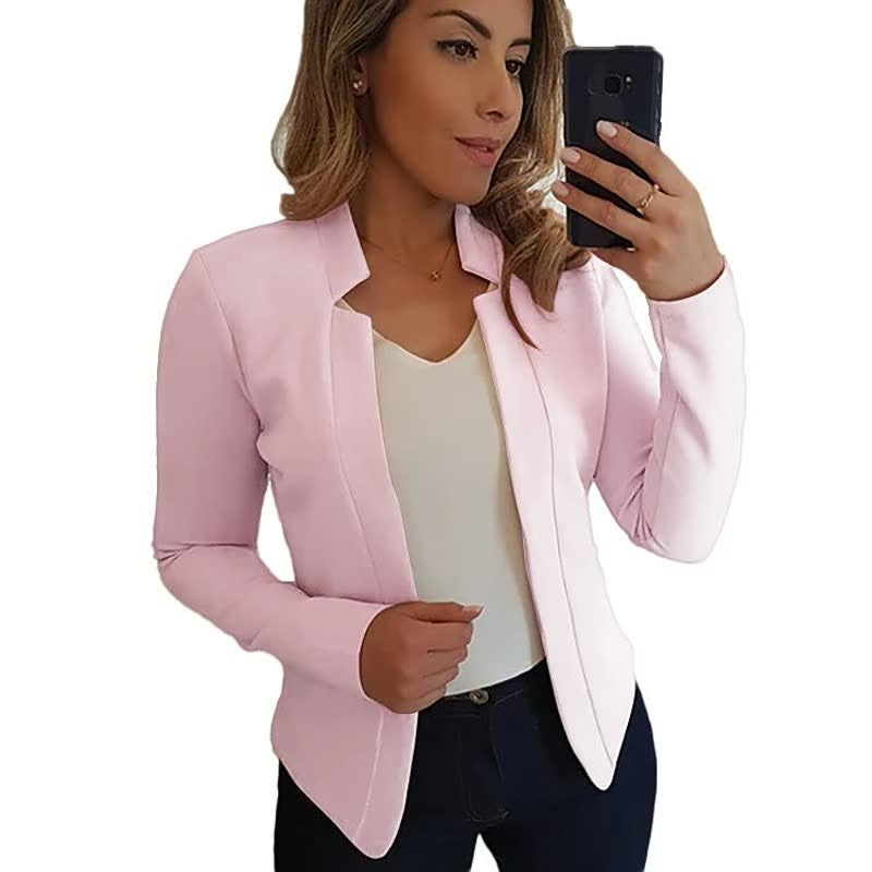 Cassidy™ | Blazer de manga larga con solapas y abertura frontal