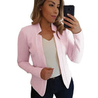 Cassidy™ | Blazer de manga larga con solapas y abertura frontal