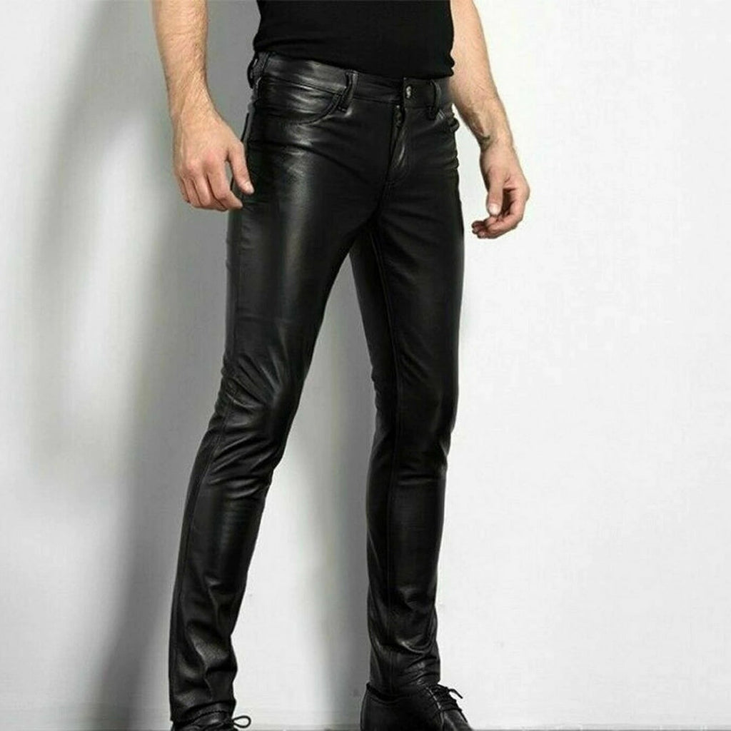 Cameron™ | Pantalón pitillo de piel slim fit