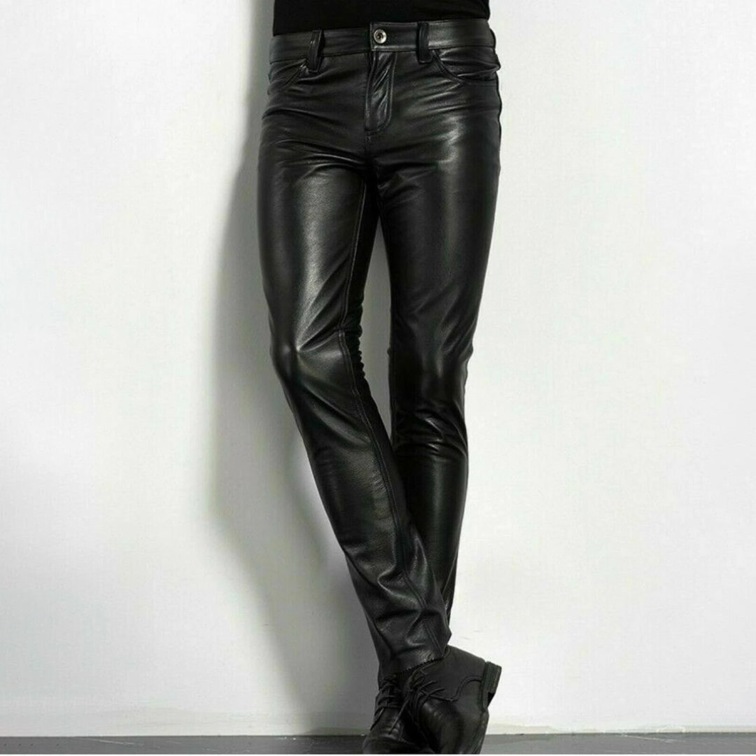 Cameron™ | Pantalón pitillo de piel slim fit