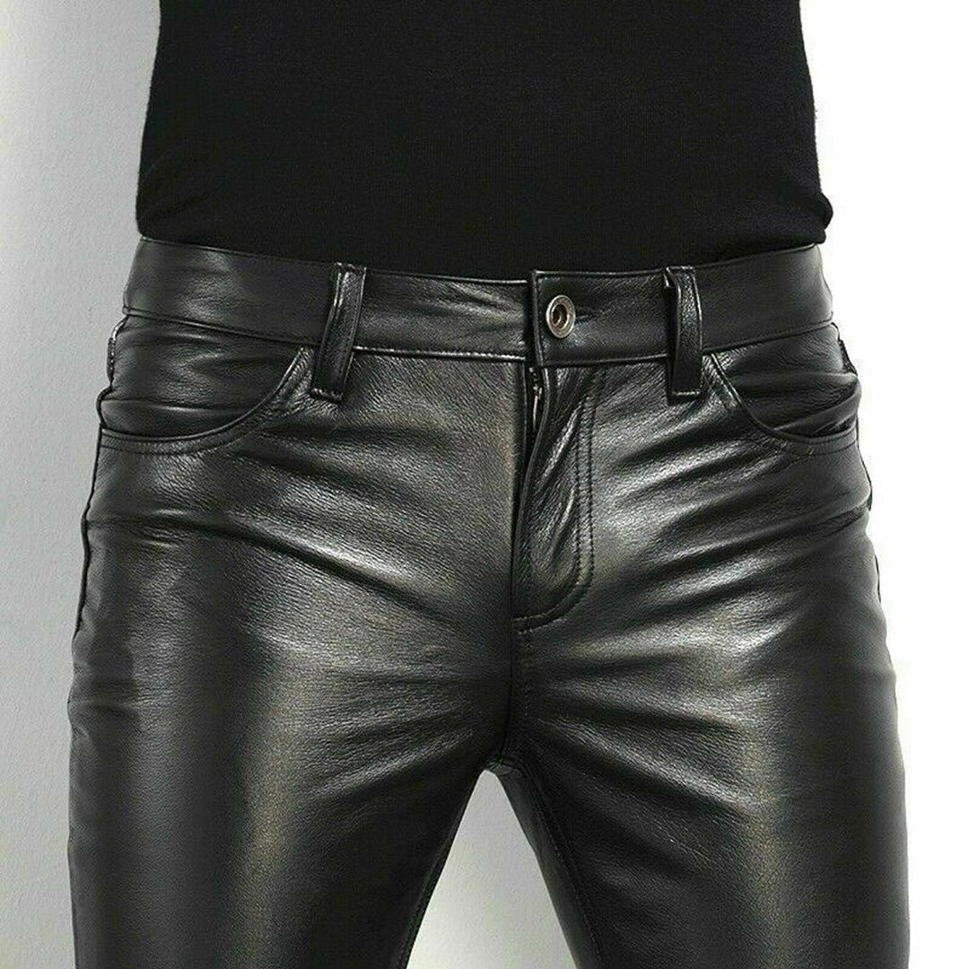 Cameron™ | Pantalón pitillo de piel slim fit