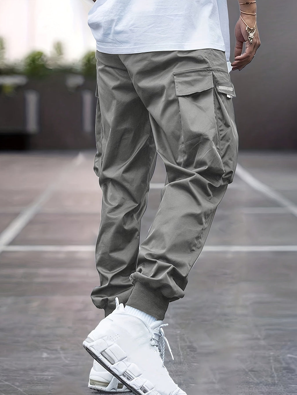 Arthur™ | Pantalón jogger cargo con bolsillos laterales y cintura elástica