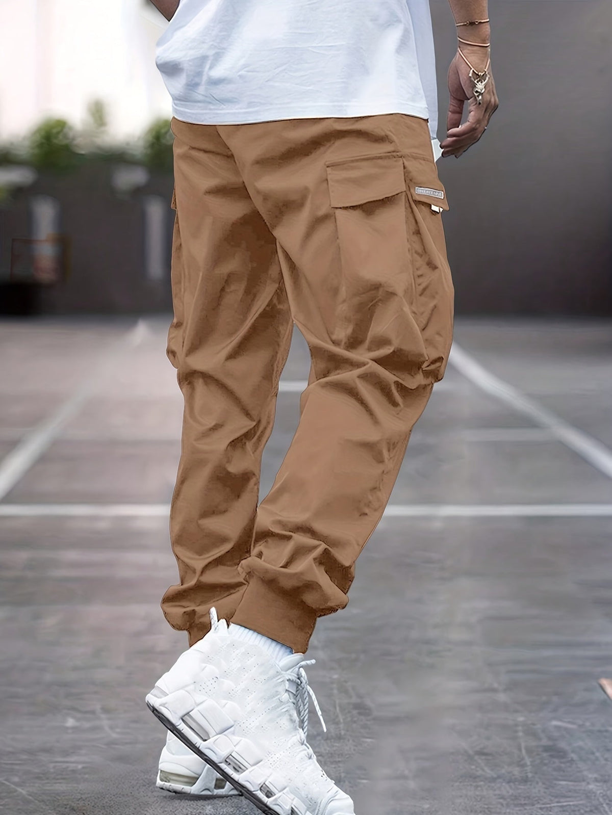 Arthur™ | Pantalón jogger cargo con bolsillos laterales y cintura elástica