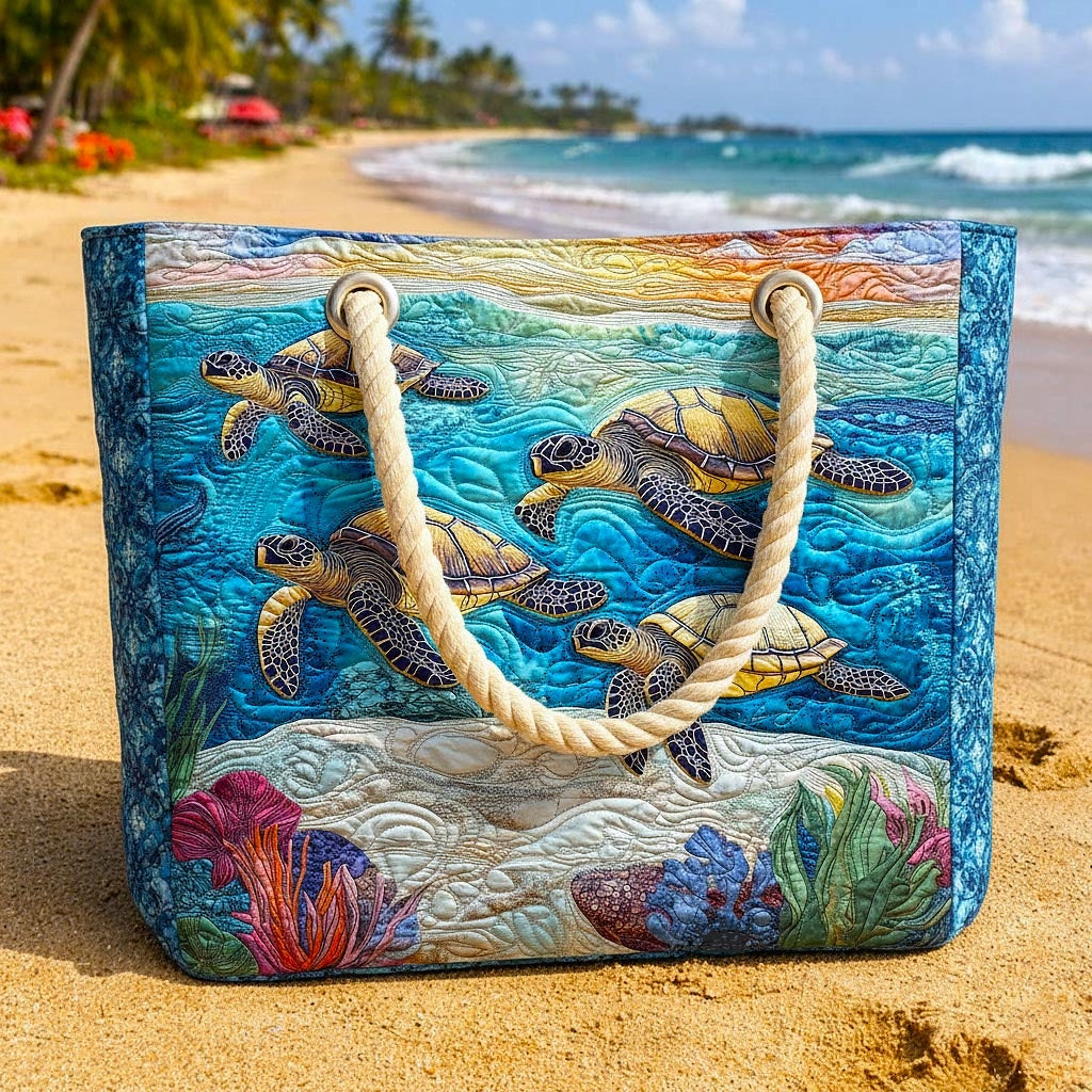 Cora™ | Bolso tote de playa artesanal con asas de cuerda
