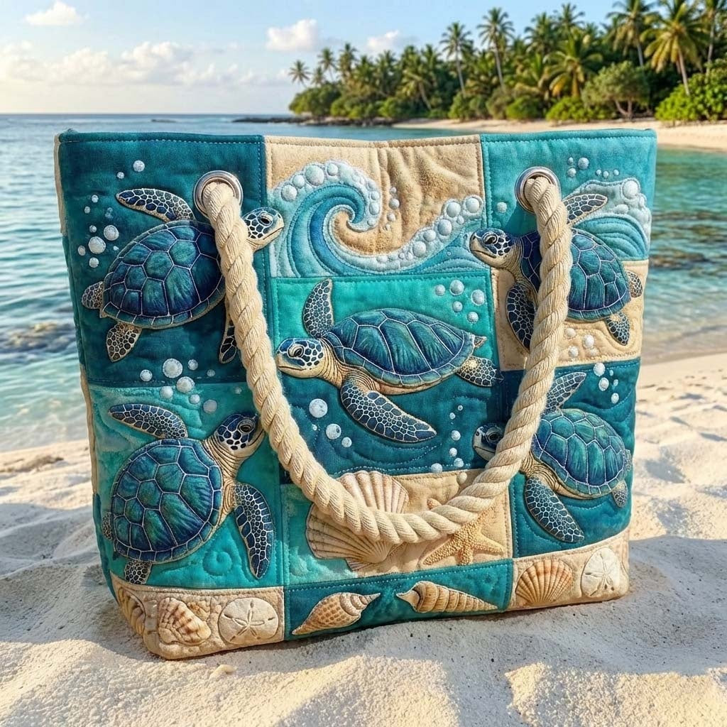 Cora™ | Bolso tote de playa artesanal con asas de cuerda