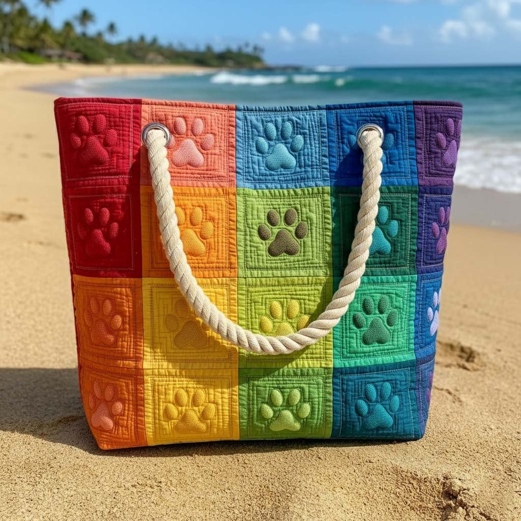 Cora™ | Bolso tote de playa artesanal con asas de cuerda