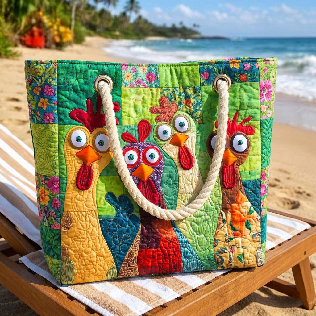 Cora™ | Bolso tote de playa artesanal con asas de cuerda