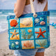 Azul con estrellas de mar