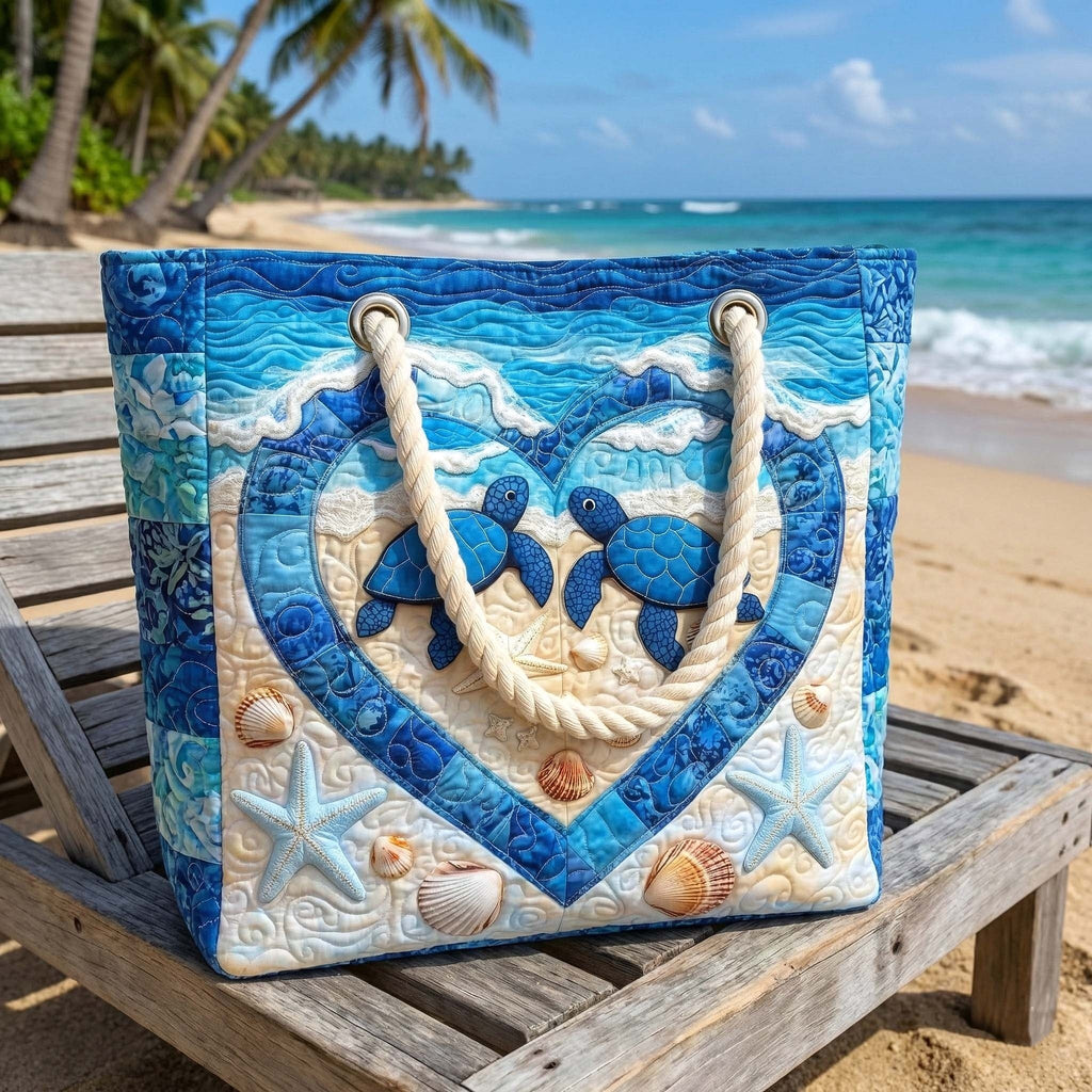 Cora™ | Bolso tote de playa artesanal con asas de cuerda