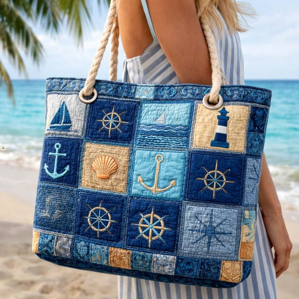 Cora™ | Bolso tote de playa artesanal con asas de cuerda