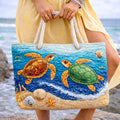 Playa con tortugas