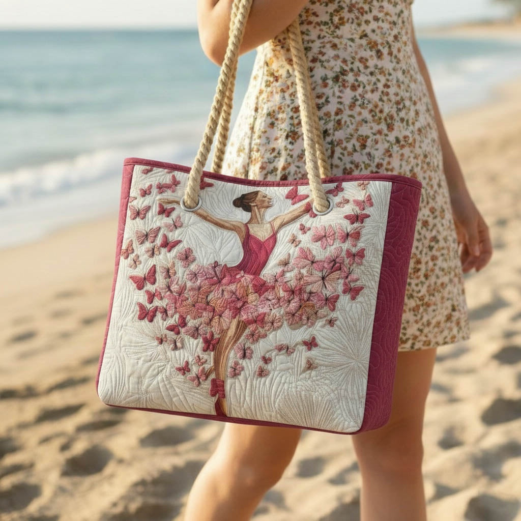 Cora™ | Bolso tote de playa artesanal con asas de cuerda