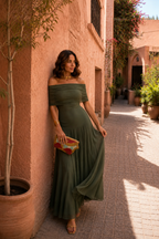 Vestido de Toledo en verde - vista 7
