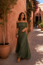 Vestido de Toledo en verde - vista 8