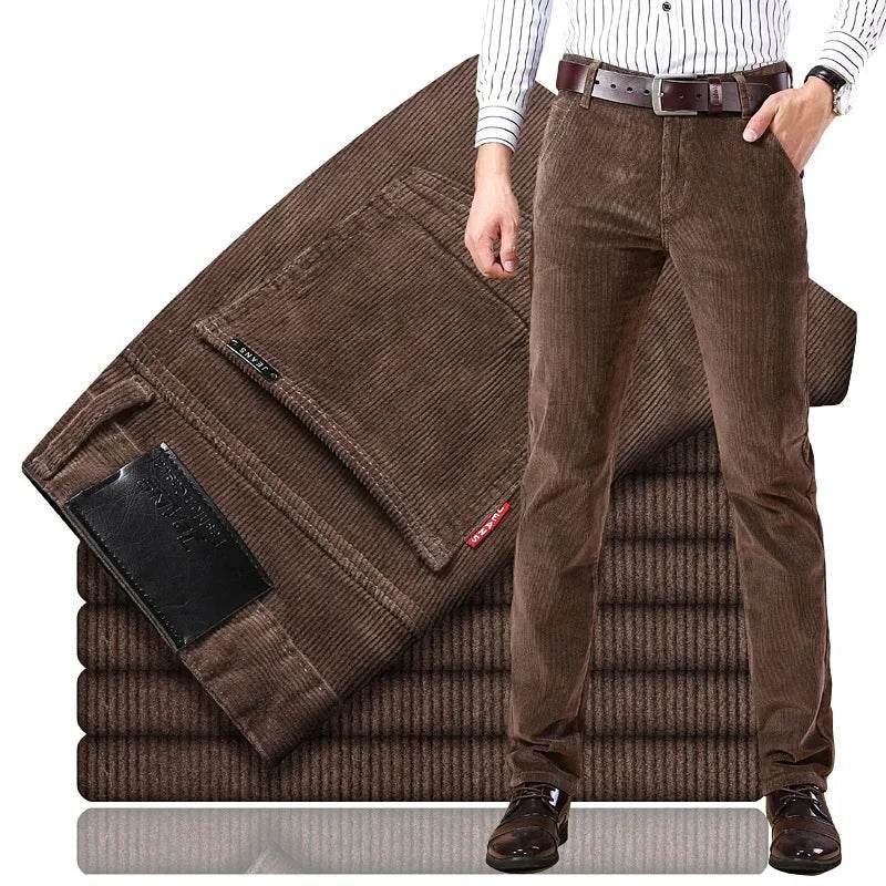 Andrew™ | Pantalón de vestir de pana de corte recto