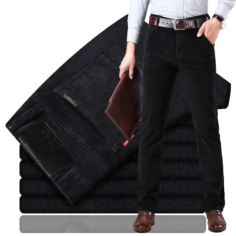 Andrew™ | Pantalón de vestir de pana de corte recto