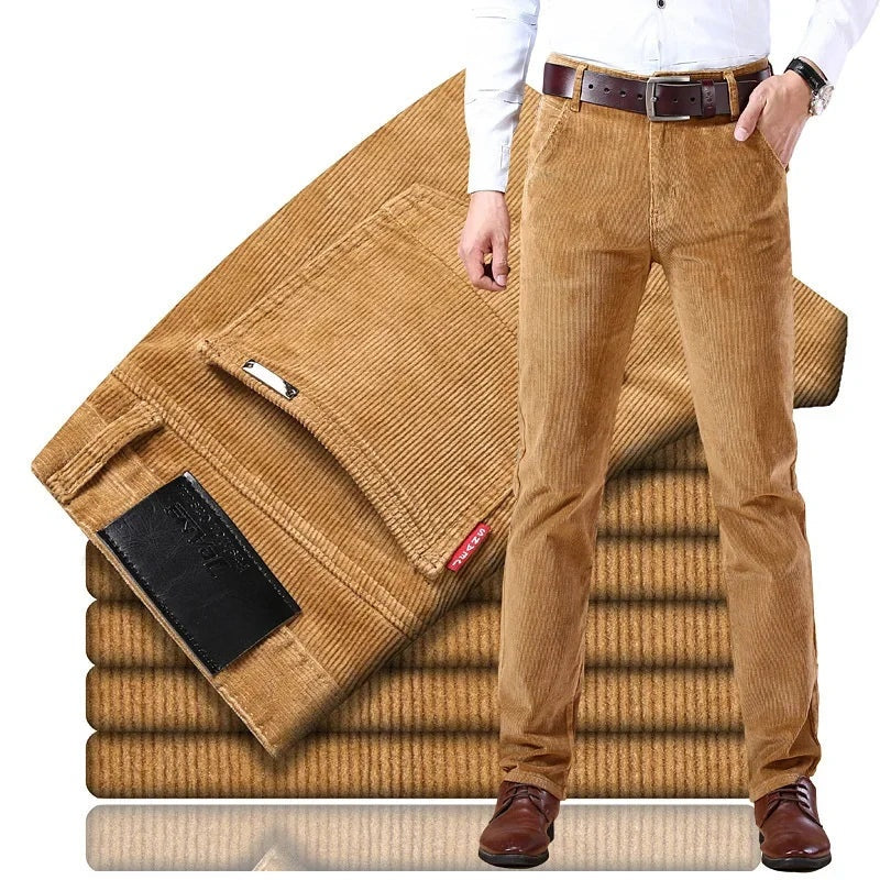Andrew™ | Pantalón de vestir de pana de corte recto