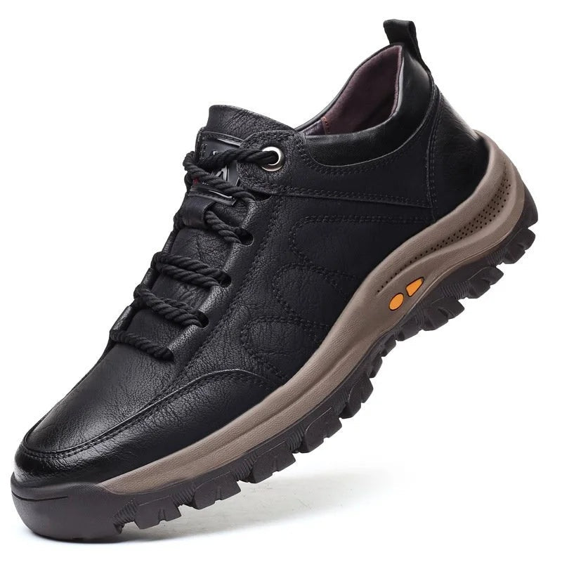 Gavin™ | Zapatos blucher de piel con suela antideslizante