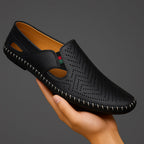 Felix™ | Mocasines de piel perforada sin cordones