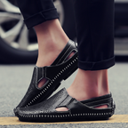 Felix™ | Mocasines de piel perforada sin cordones