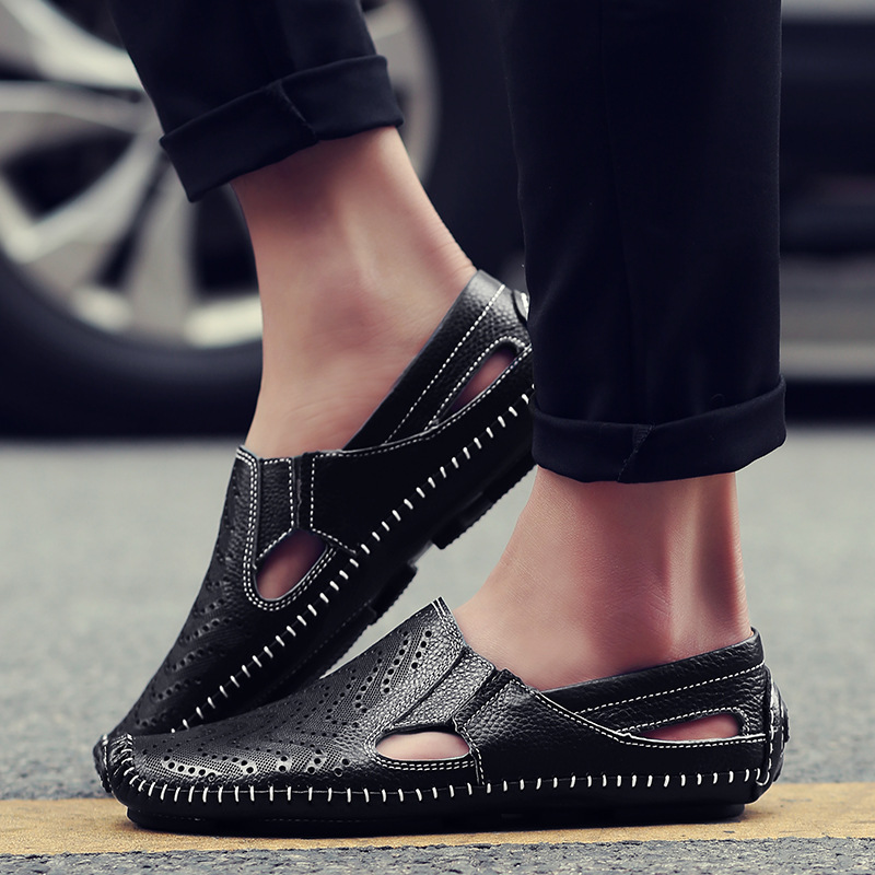 Felix™ | Mocasines de piel perforada sin cordones