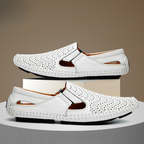 Felix™ | Mocasines de piel perforada sin cordones