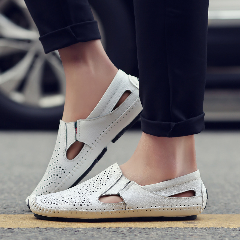 Felix™ | Mocasines de piel perforada sin cordones