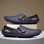 Felix™ | Mocasines de piel perforada sin cordones