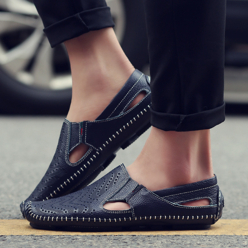 Felix™ | Mocasines de piel perforada sin cordones