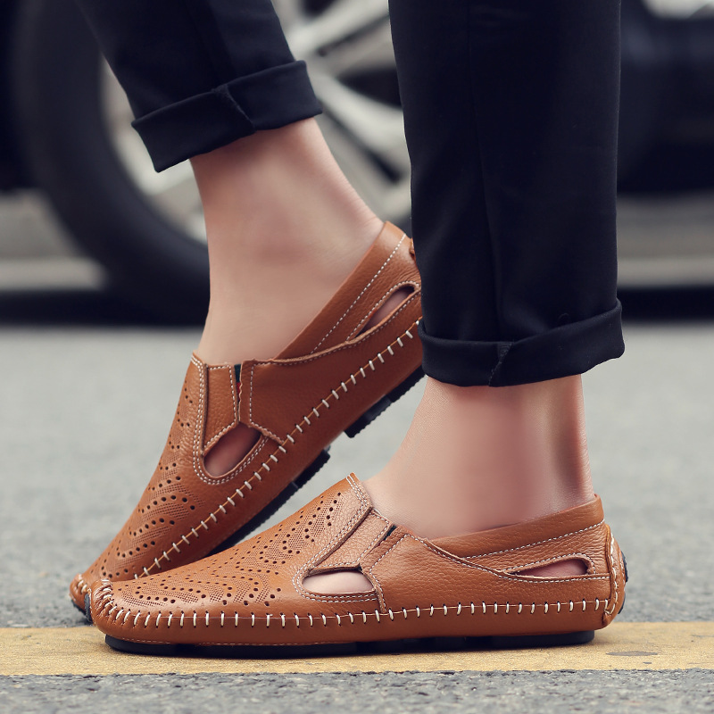 Felix™ | Mocasines de piel perforada sin cordones